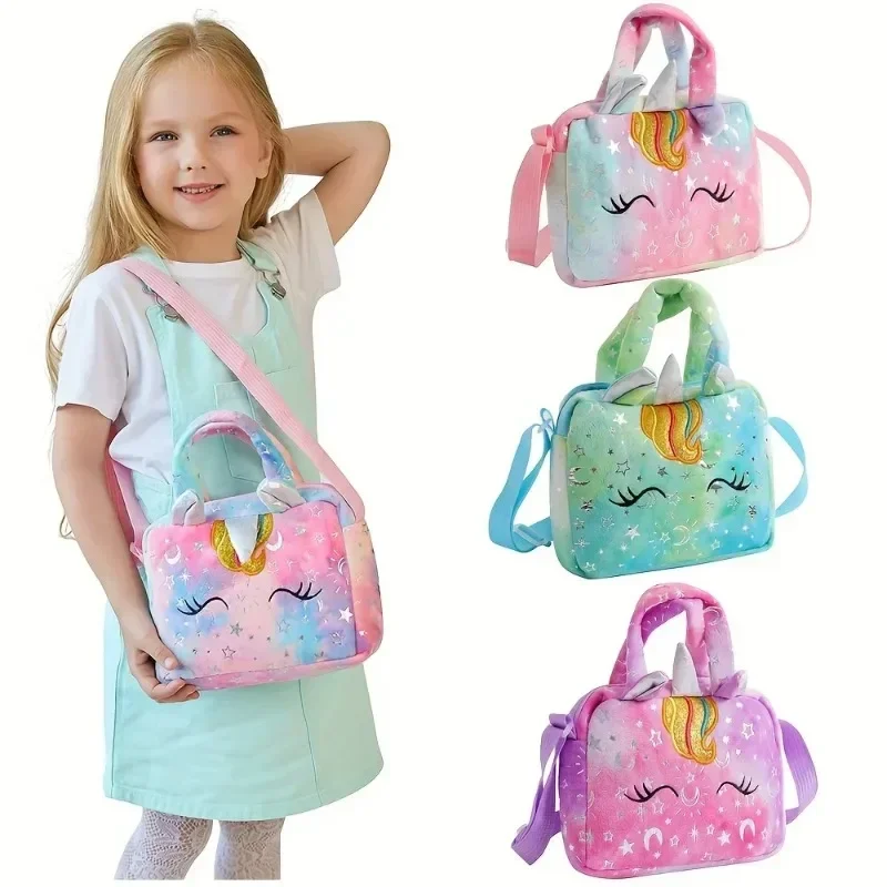 Embroidery Unicorn - Nowa Modna Słodka Torebka Listonoszka z