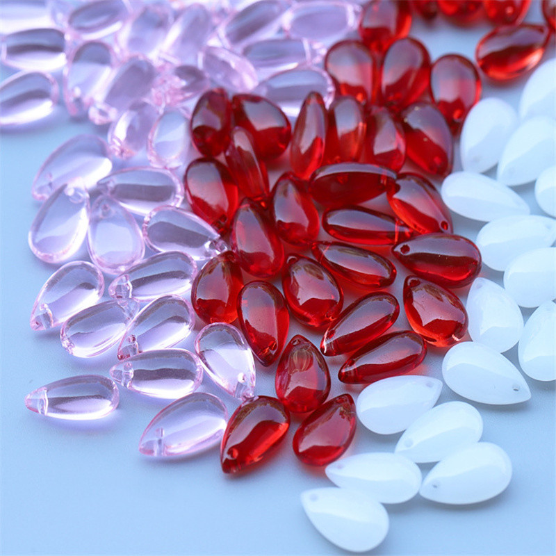 Embroidery Glass Beads - Mix kolorów kropla wody czeskie koraliki