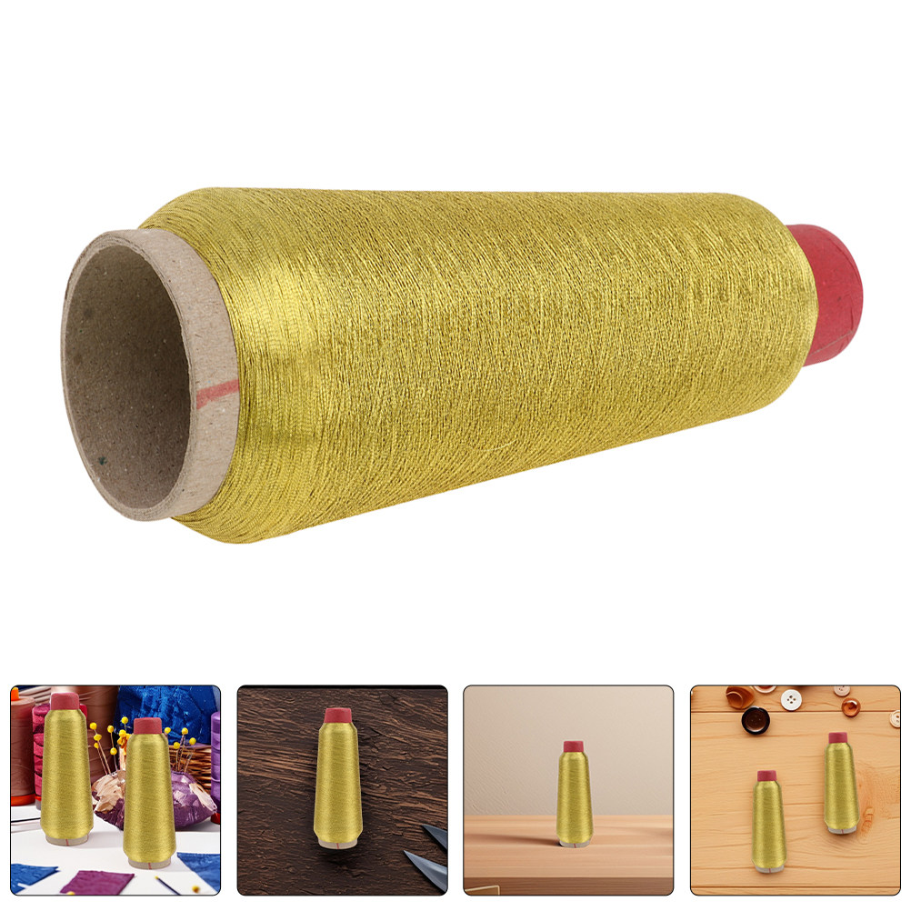 Embroidery Quilting - 2 rolki wysokiej jakości złotej metalicznej