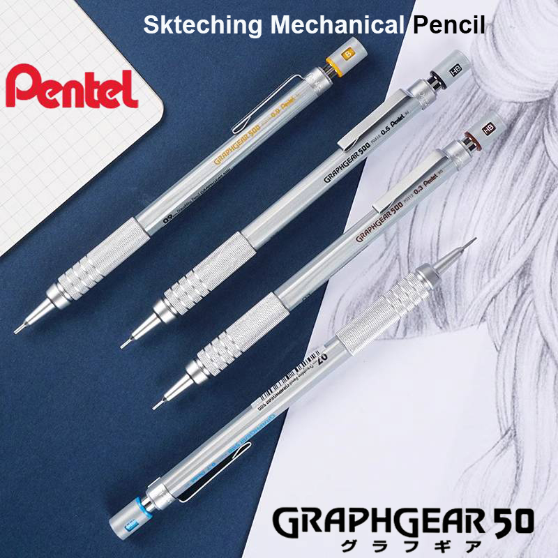 Pentel Pen Graphgear - Ołówek mechaniczny Pentel GraphGear 500 niezniszczalny