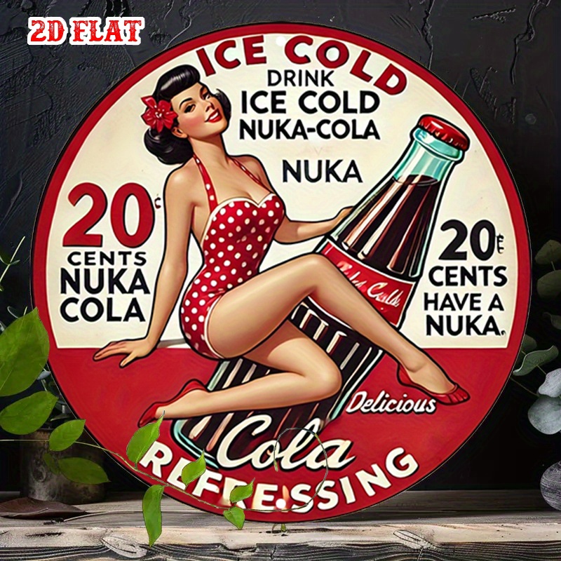 Embroidery Water - Płaski znak 2D, 1 szt. Retro