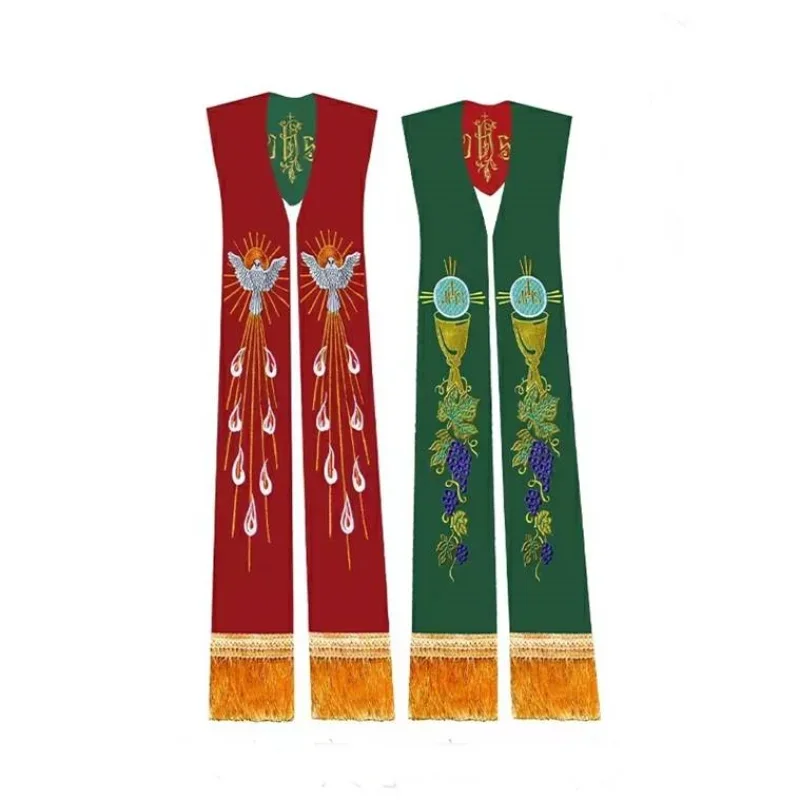 Embroidery Pashmina - LITURGICAL MASS duchowieństwa ukradł ksiądz szata