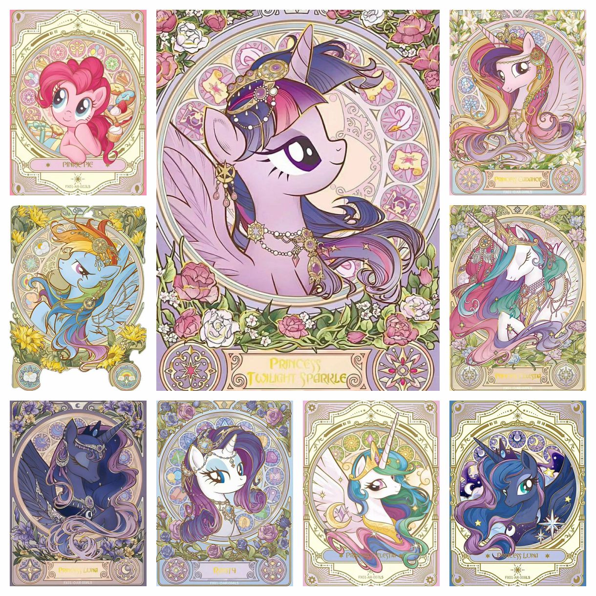 Embroidery Unicorn - Mucha style My Little Pony 5D