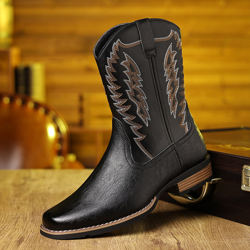 Męskie buty kowbojskie do poło – Embroidery Stitches recenzja i cena