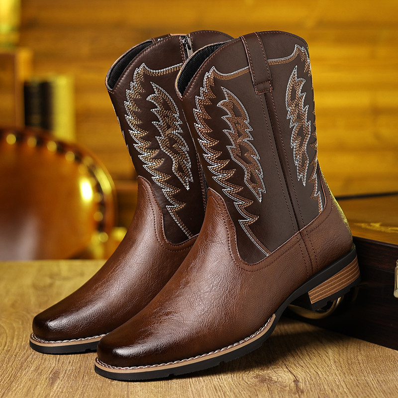 Męskie buty kowbojskie do poło – Embroidery Stitches recenzja i cena
