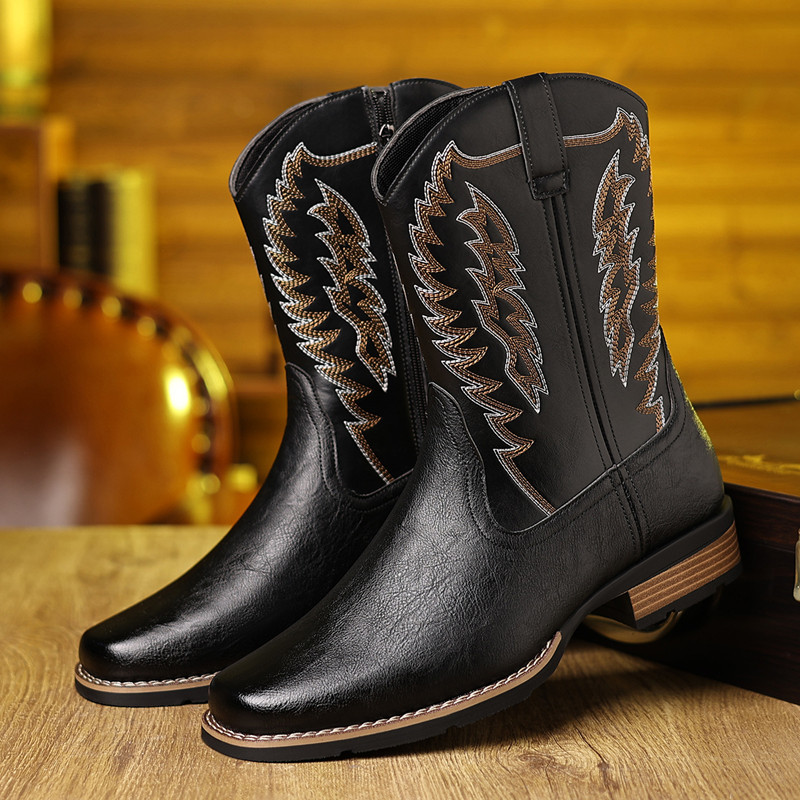 Męskie buty kowbojskie do poło – Embroidery Stitches recenzja i cena