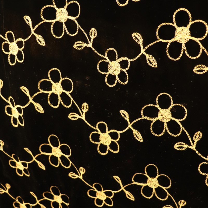 Tkanina sukienki do spania, su – Velvet Fabric Embroidery recenzja i cena