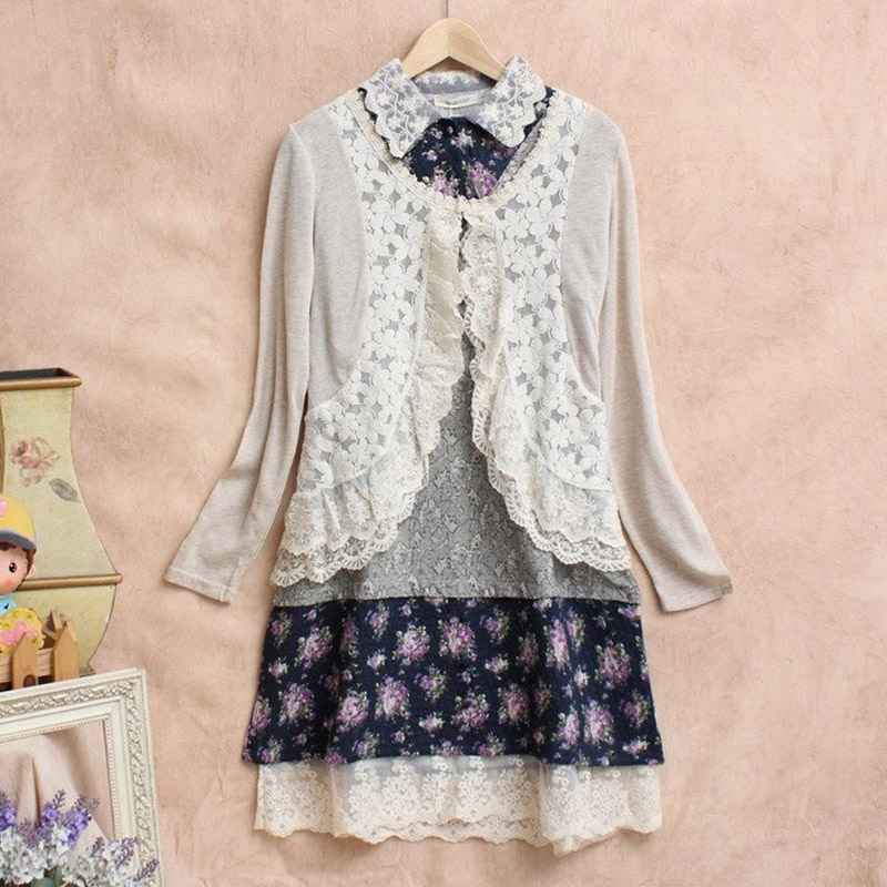 Wiosna styl Mori Girl kobiety  – Embroidery Jersey recenzja i cena