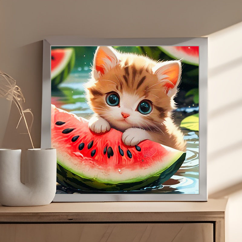 Zestaw do malowania diamentowe – Embroidery Cat recenzja i cena