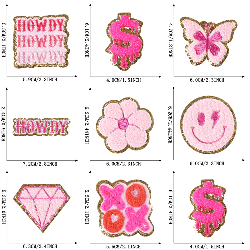 10pcs Iron On Patches Lot Chen – Embroidery Design 3D recenzja i cena