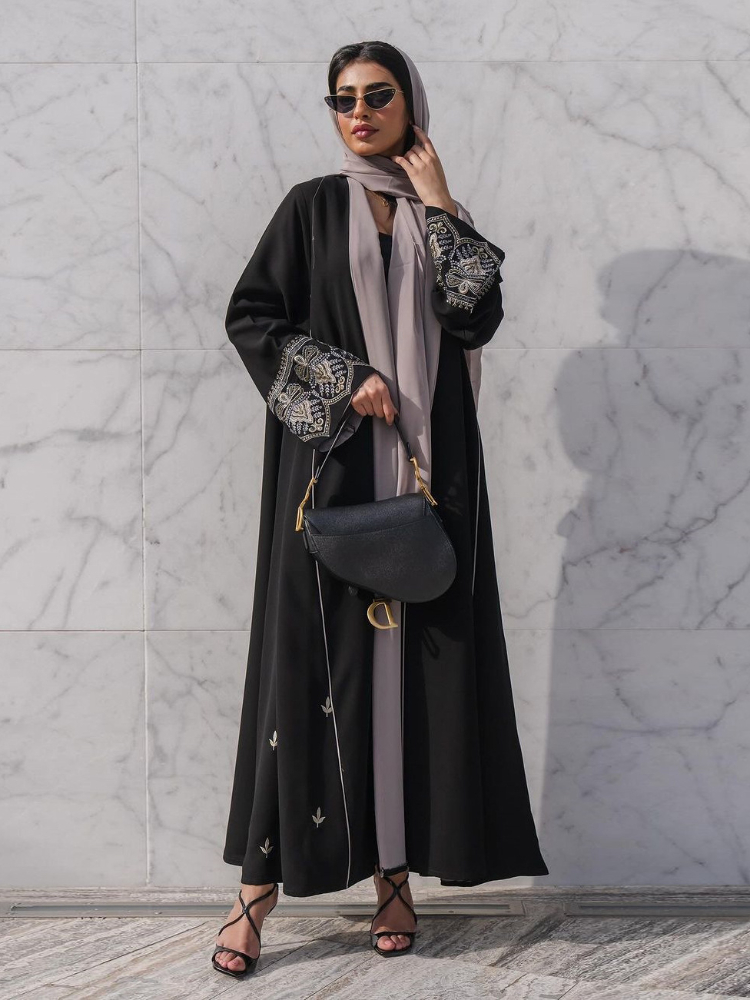 Eid muzułmańska abaja dla kobi – Embroidery Kaftan recenzja i cena