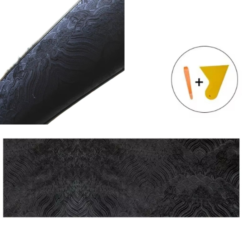 Naklejki do wnętrza samochodu, – Velvet Fabric Embroidery recenzja i cena