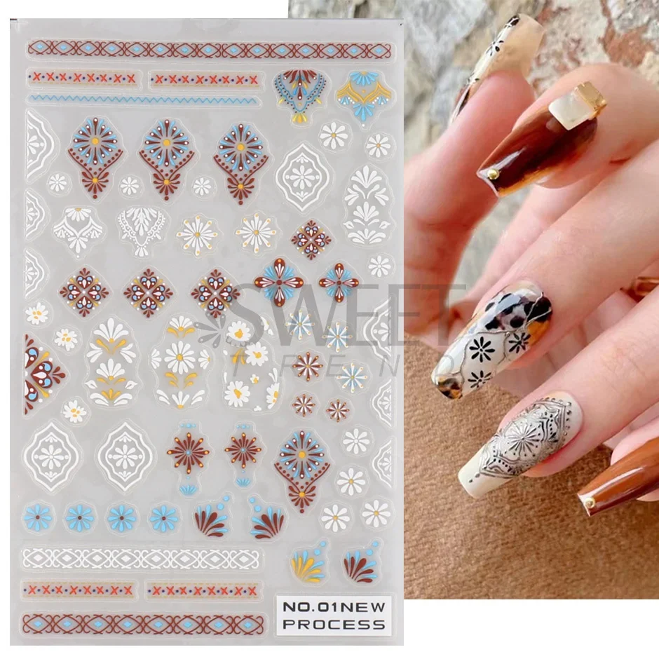 3D czeski matowy nowy naklejka – Embroidery Design 3D recenzja i cena