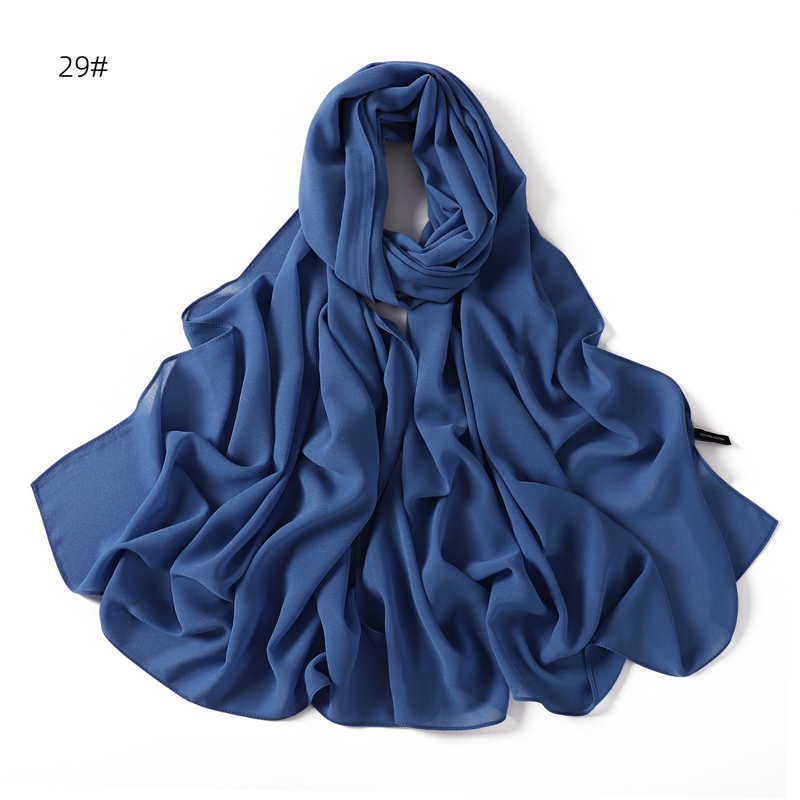 Nowe Perłowe Szyfonowe Hidżaby – Embroidery Pashmina recenzja i cena