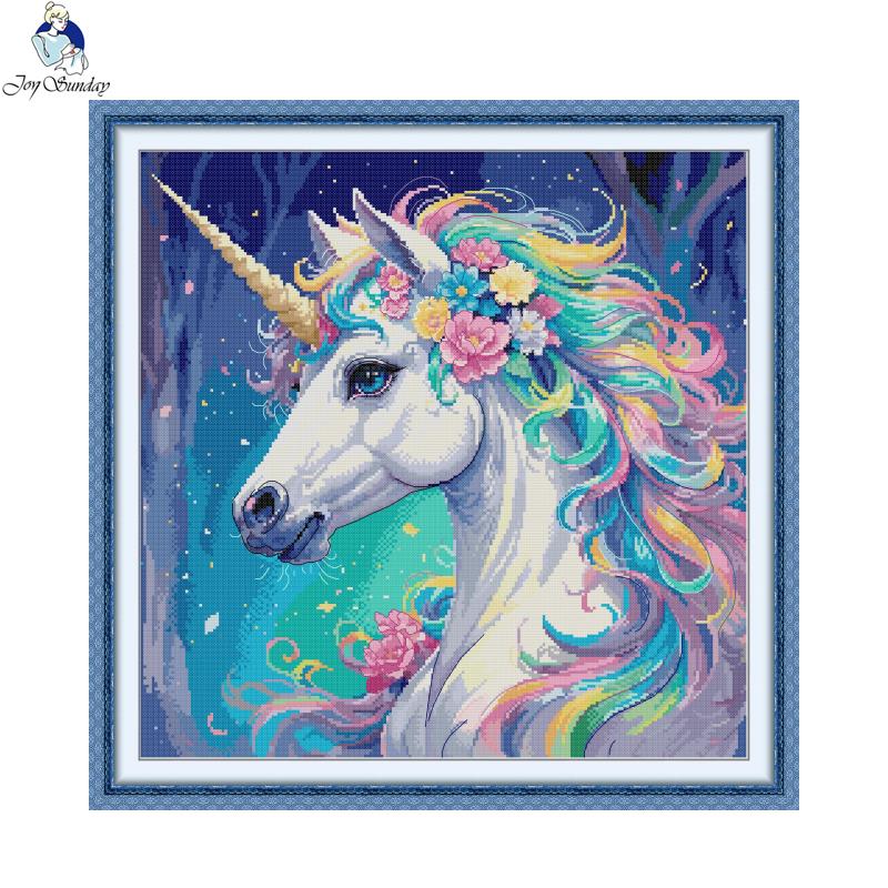 Joy Sunday Animal Pattern Zest – Embroidery Unicorn recenzja i cena