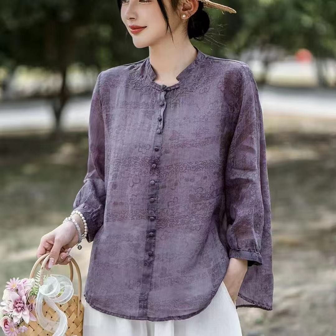 Eleganckie bluzki damskie Hara – Embroidery Pashmina recenzja i cena