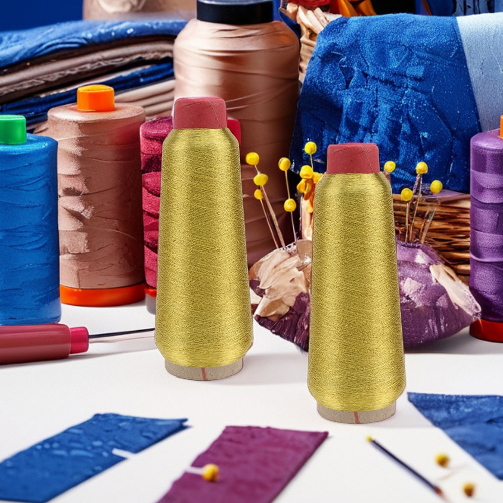 2 rolki wysokiej jakości złote – Embroidery Quilting recenzja i cena