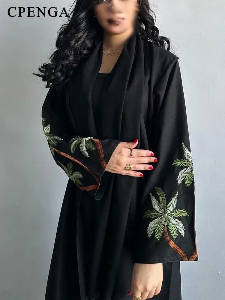 Eid Ramadan czarna muzułmańska – Embroidery Kaftan recenzja i cena