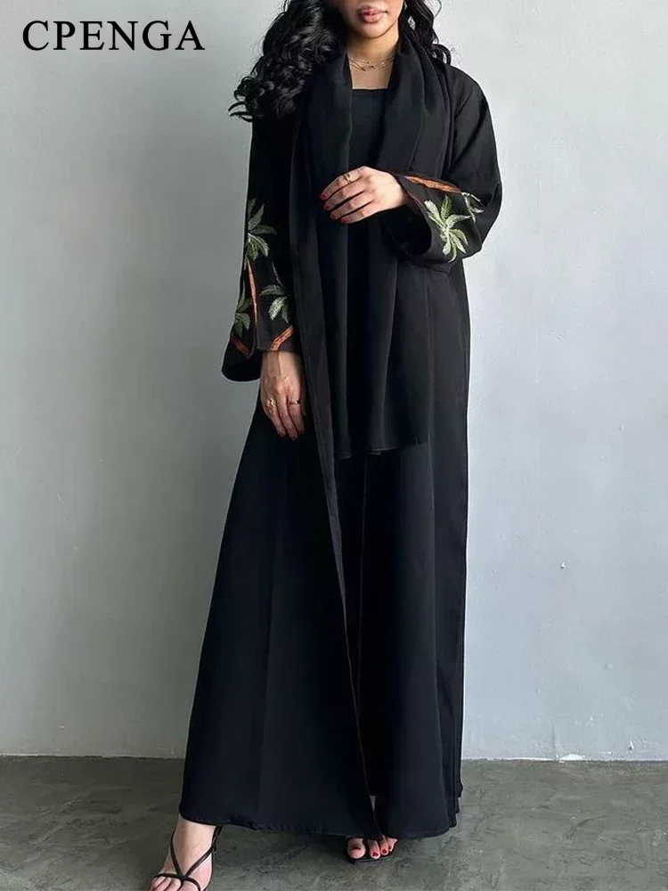 Eid Ramadan czarna muzułmańska – Embroidery Kaftan recenzja i cena