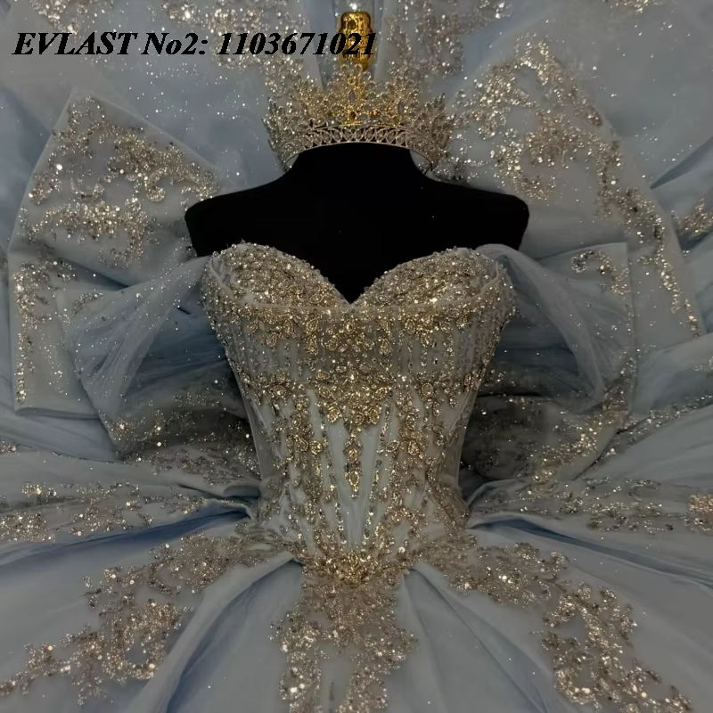 EVLAST Sukienka na Quinceañerę – Embroidery Glass Beads recenzja i cena