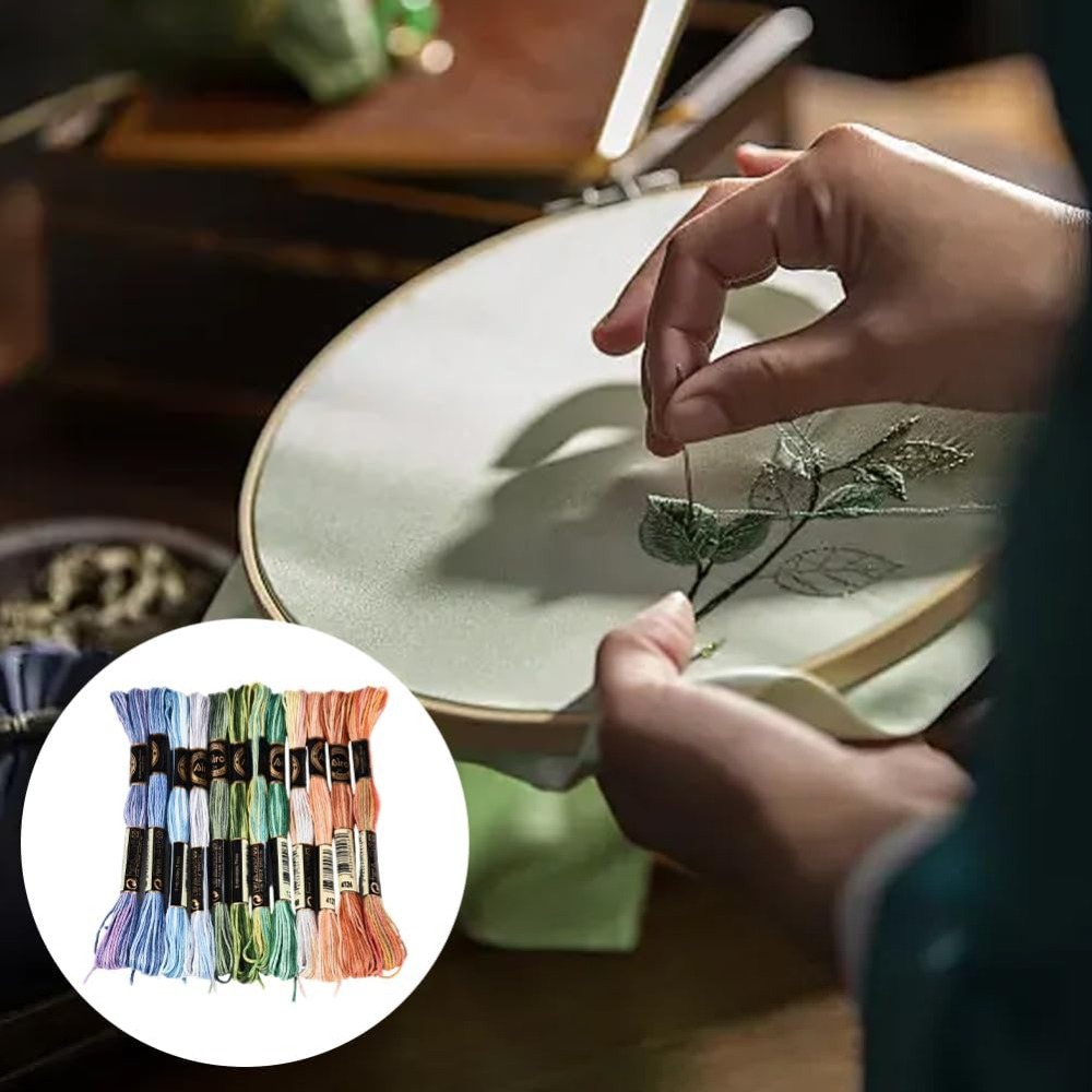 12 motków, 105 jardów, mulina  – Embroidery Stitches recenzja i cena