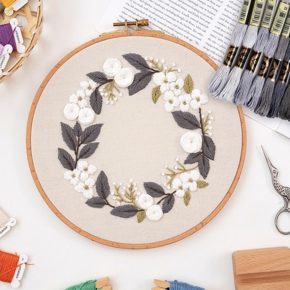 8 wężyków 70 jardów Szare bran – Embroidery Stitches recenzja i cena