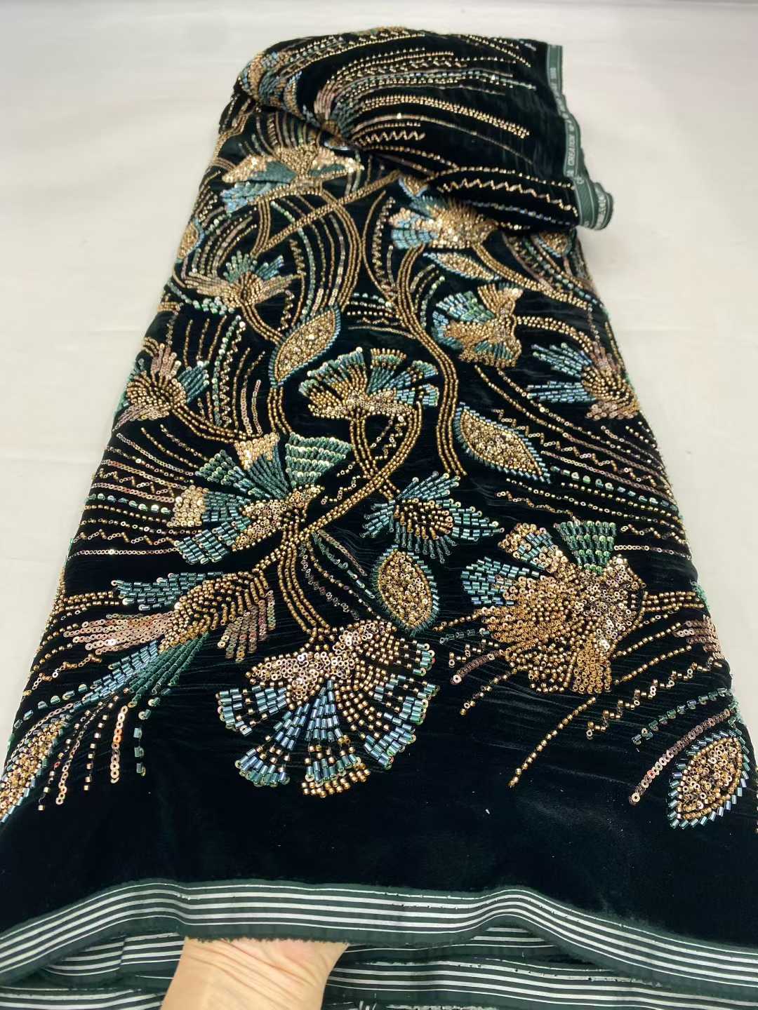 Nowości 2026 Afrykańskie aksam – Velvet Fabric Embroidery recenzja i cena
