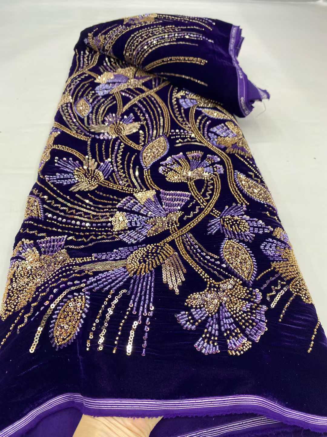 Nowości 2026 Afrykańskie aksam – Velvet Fabric Embroidery recenzja i cena
