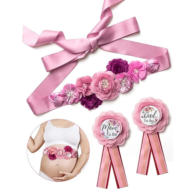 Szarfa kwiatowa - Baby Shower  – Embroidery Kaftan recenzja i cena