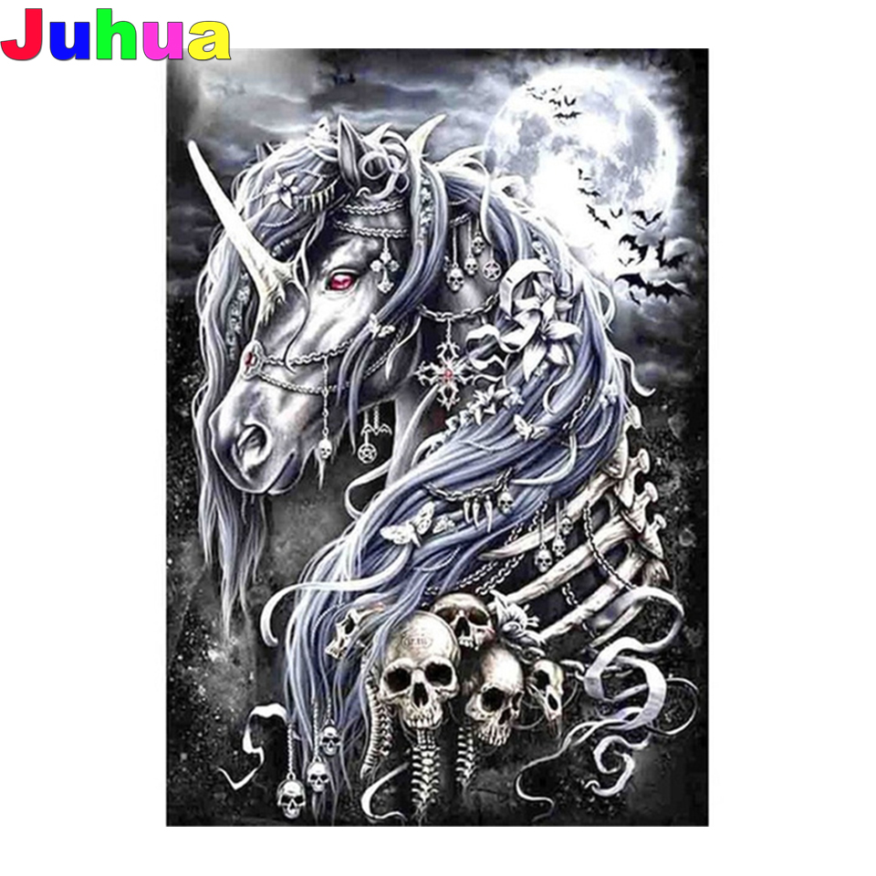 Czaszka jednorożec pełne wiert – Embroidery Unicorn recenzja i cena