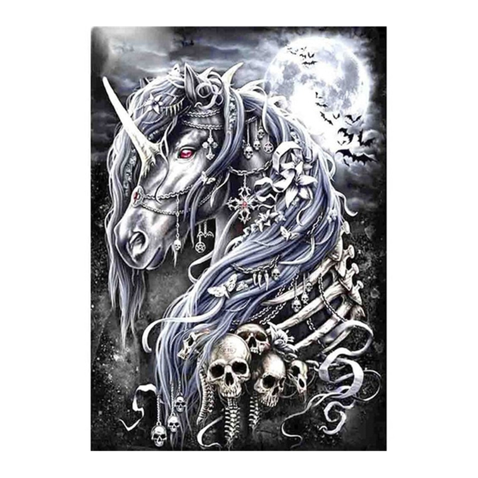 Czaszka jednorożec pełne wiert – Embroidery Unicorn recenzja i cena