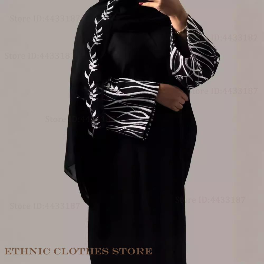 Elegancka czarna abaja z hafte – Embroidery Kaftan recenzja i cena