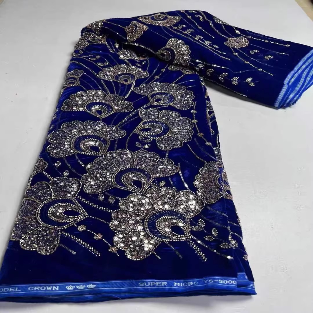 5 jardów nowej aksamitnej tkan – Embroidery Beads recenzja i cena