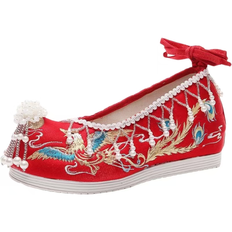 Damskie Nowe Czerwone Haftowan – Embroidery Beads recenzja i cena