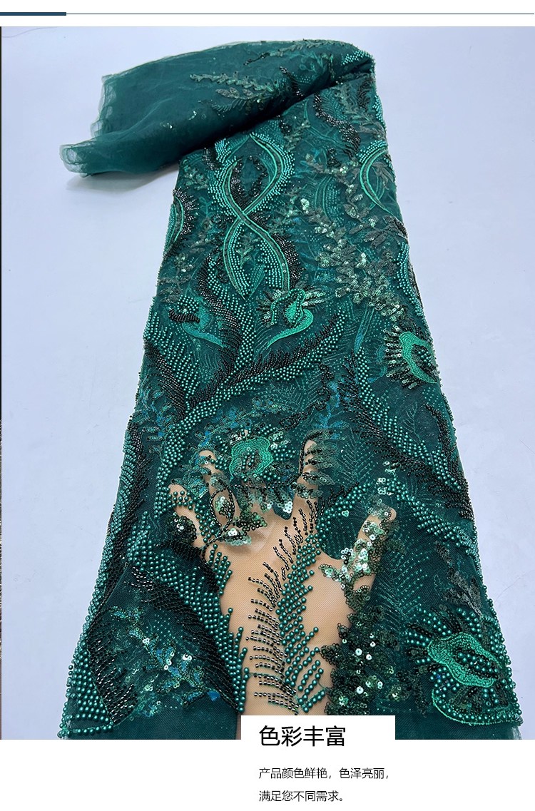 1 jard wysokiej jakości tkanin – Embroidery Beads recenzja i cena