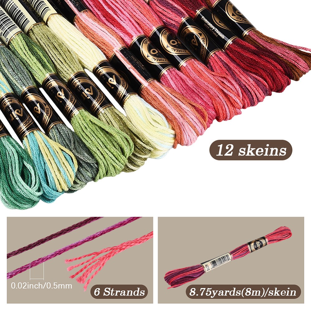 105 jardów nici do haftowania, – Embroidery Stitches recenzja i cena
