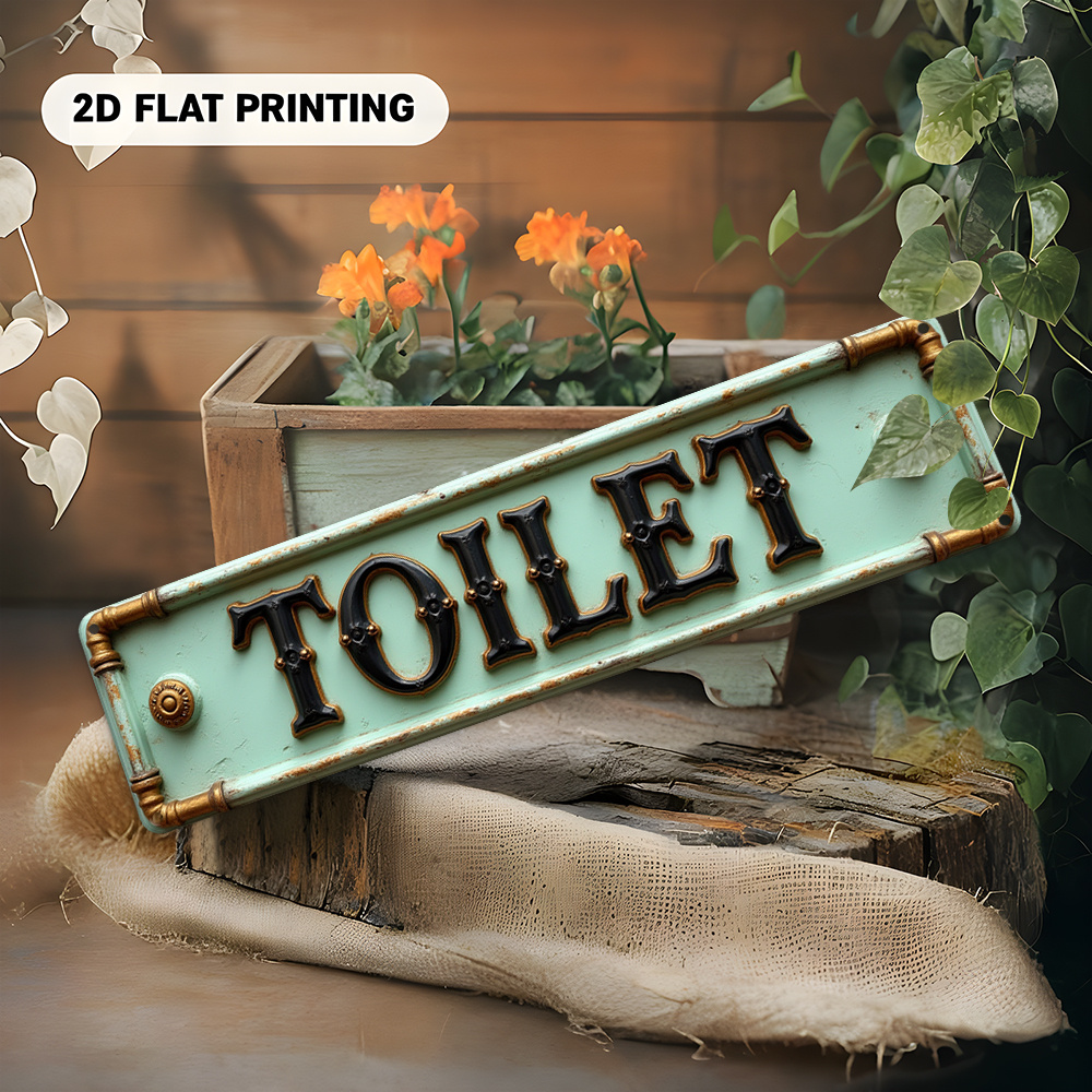 Płaski znak toaletowy 2D w sty – Embroidery Water recenzja i cena