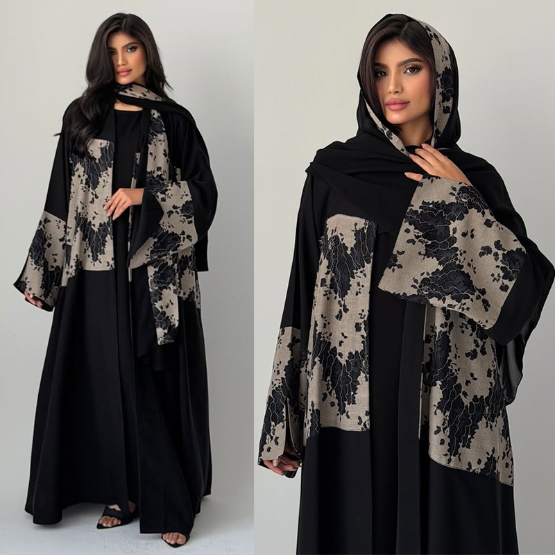 Damski Zestaw Eid Abaya Hidżab – Embroidery Kaftan recenzja i cena