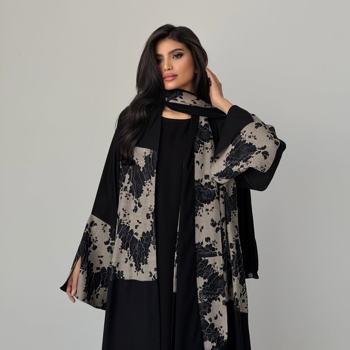 Damski Zestaw Eid Abaya Hidżab – Embroidery Kaftan recenzja i cena