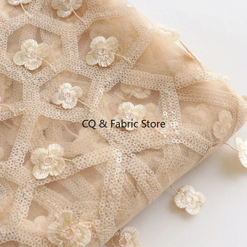 Tkanina z siateczki z cekinami – Embroidery Design 3D recenzja i cena