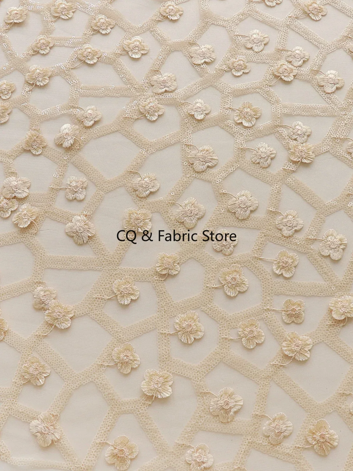 Tkanina z siateczki z cekinami – Embroidery Design 3D recenzja i cena
