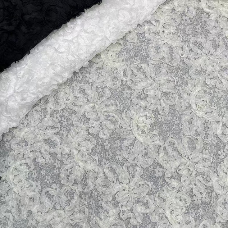 Tkanina koronkowa z tiulu z ha – Embroidery Design 3D recenzja i cena